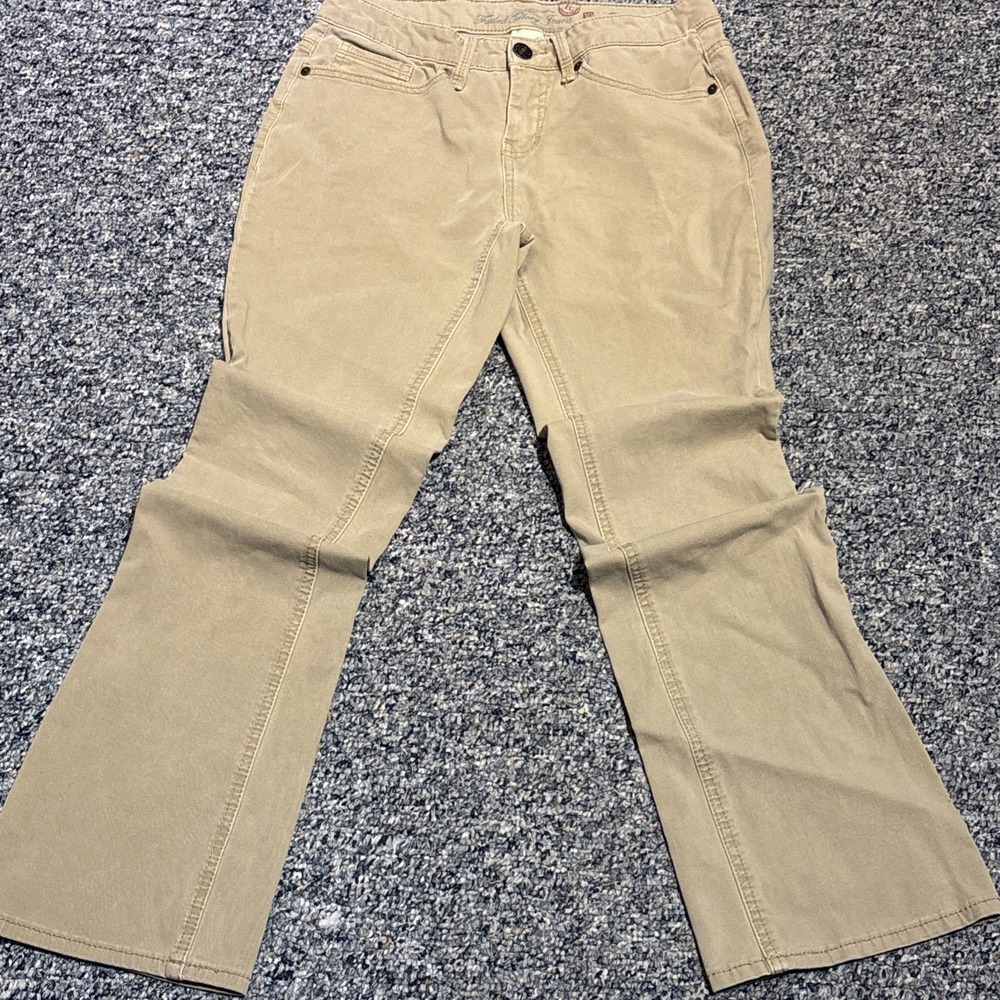 Faded Glory Women's Size 10 Avg Ultimate Boot Stretchy Khaki Pants 90s Y2K EUC
